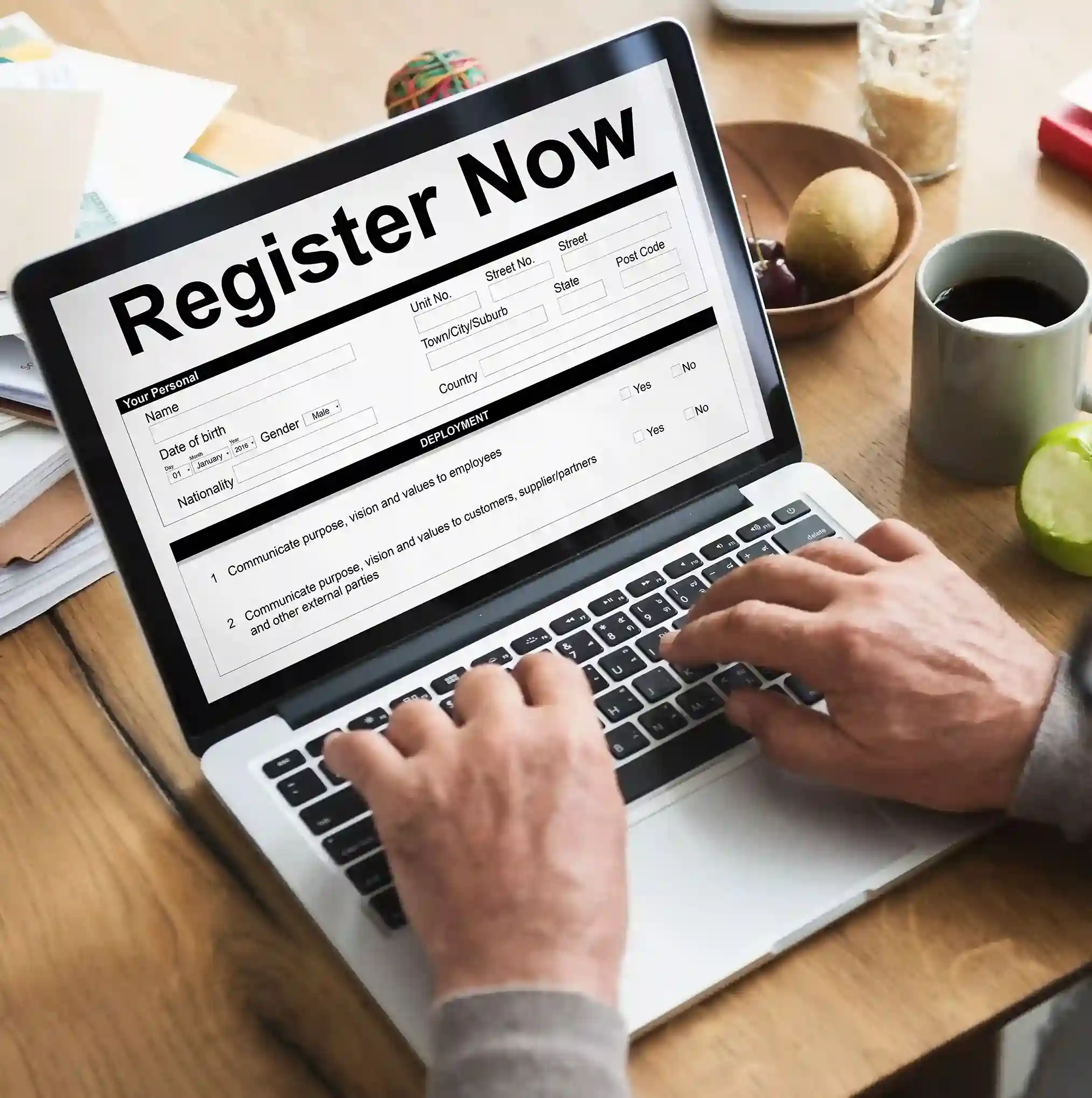 Registration illustration